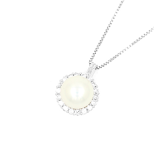 アコヤパール ダイヤモンドネックレス