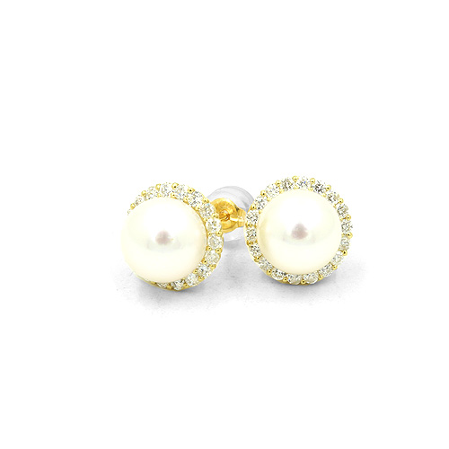 アコヤパール ダイヤモンドピアス