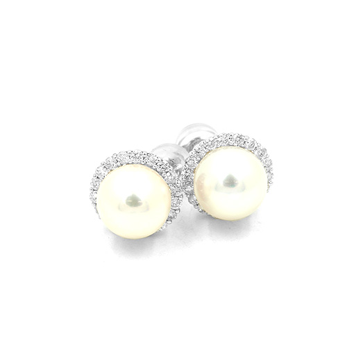 アコヤパール ダイヤモンドピアス