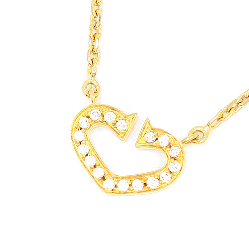 Cハート シンボルネックレス