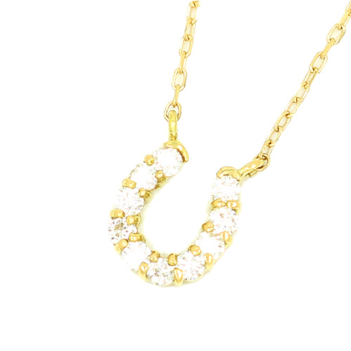 ダイヤモンドネックレス ホースシュー