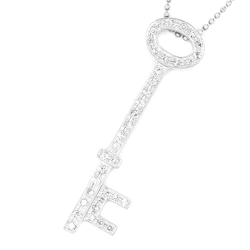 ダイヤモンドネックレス キー