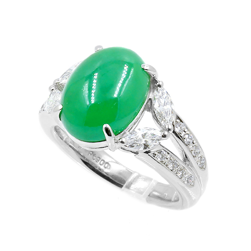 ヒスイ ダイヤモンドリング #10