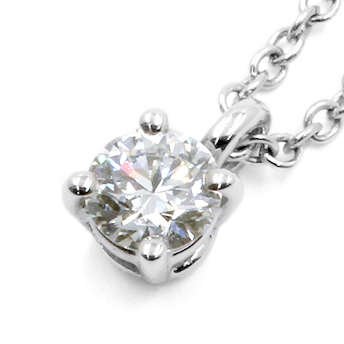 ソリティア ダイヤモンドネックレス