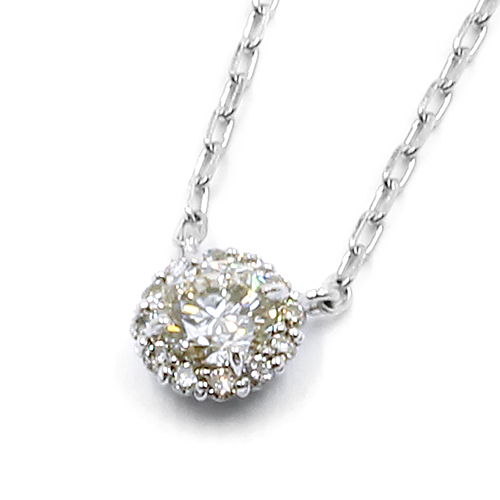 ポイント ダイヤモンドネックレス