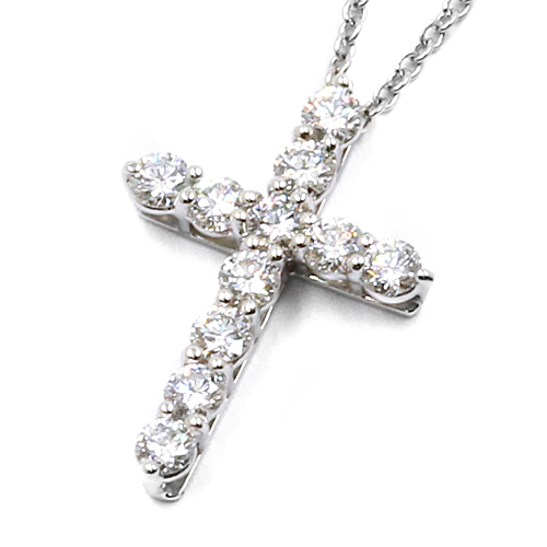 スモールクロス ダイヤペンダント