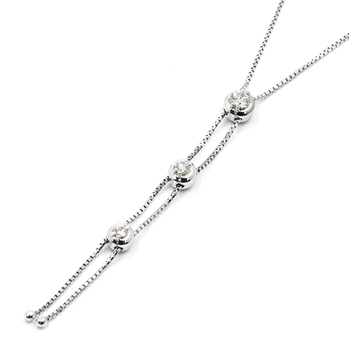 ダイヤモンドネックレス トリロジー