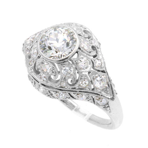 アンティーク ダイヤモンドリング