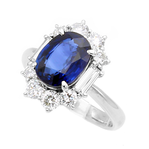 サファイア ダイヤモンドリング #18