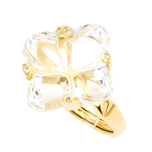 バカラ クリスタル ダイヤモンドリング #12