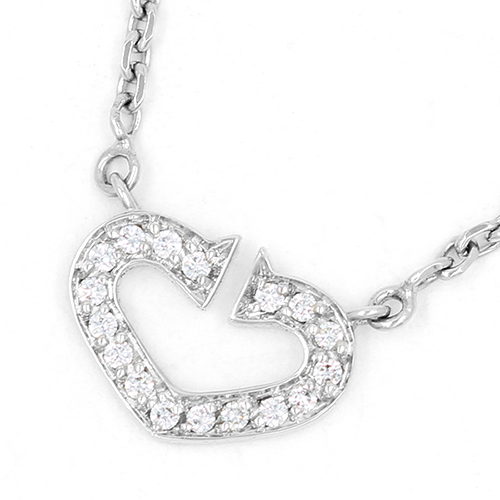 Cハート シンボルネックレス