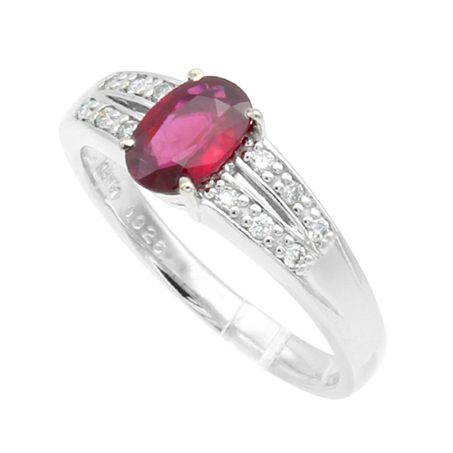ルビー ダイヤモンドリング