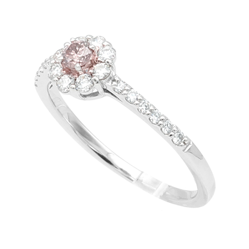 ピンクダイヤモンドリング