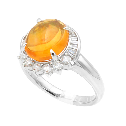 ファイアオパール リング Pm 11.5号 中古 指輪（ジュエリー中古販売  