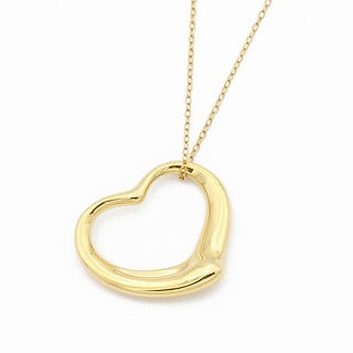 オープンハートネックレス