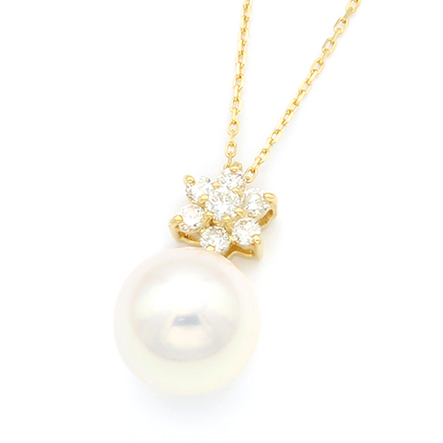 アコヤパール ダイヤモンドネックレス