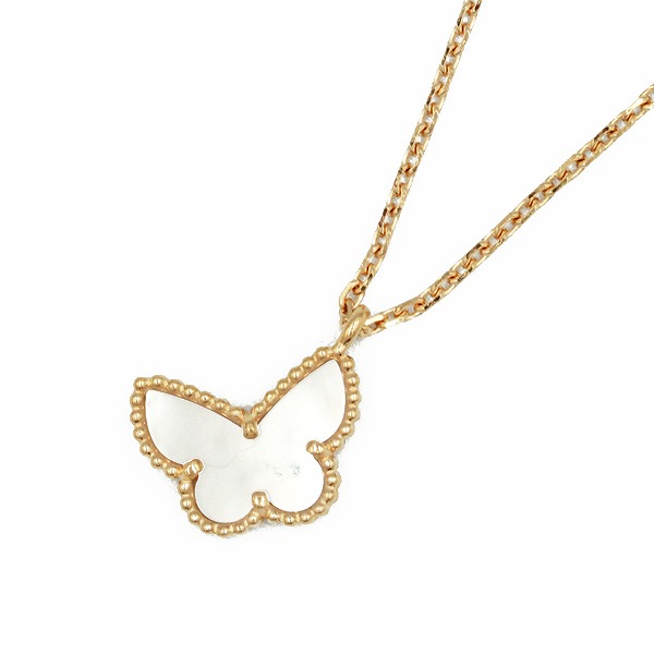 スウィートアルハンブラ パピヨン シェル ネックレス