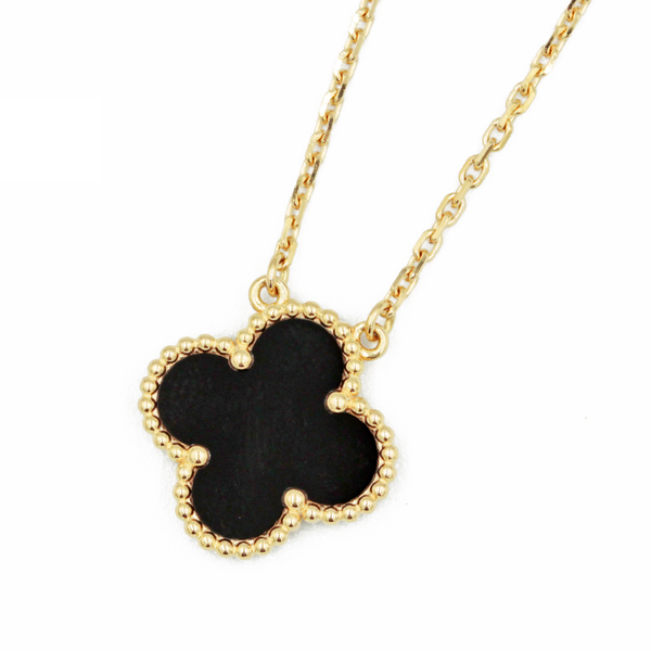 ヴィンテージアルハンブラ オニキス ネックレス