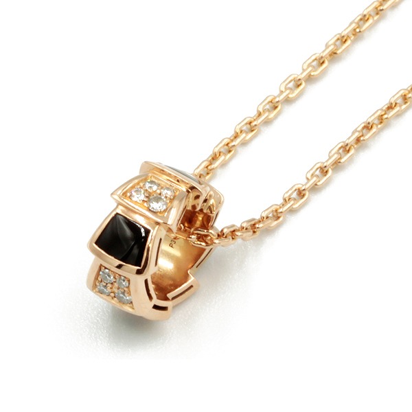 セルペンティ オニキス ダイヤ ネックレス