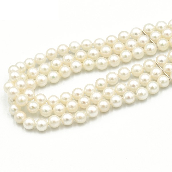 アコヤパール 3連 ネックレス