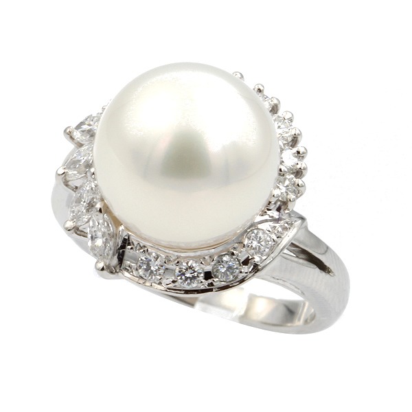 パールダイヤモンドリング #12