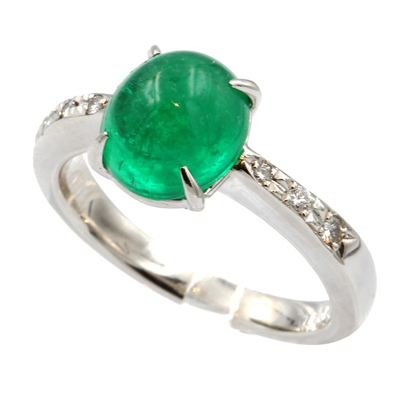 エメラルドダイヤリング #11