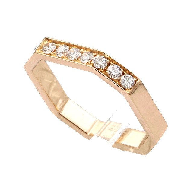 オクタゴナルダイヤリング #9