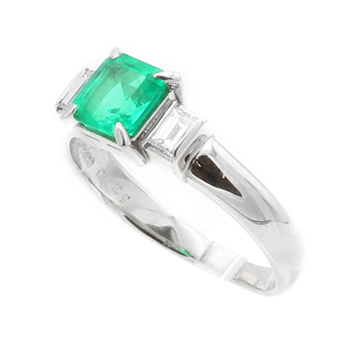 エメラルドダイヤモンドリング＃16