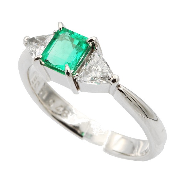 エメラルド ダイヤ リング #13