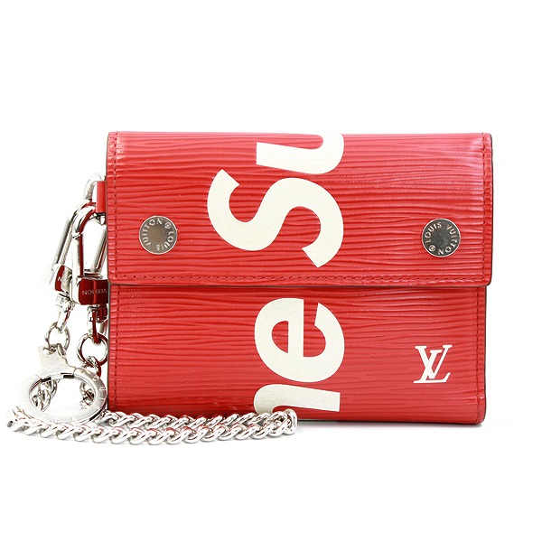 シュプリームコラボ チェーンコンパクトウォレット