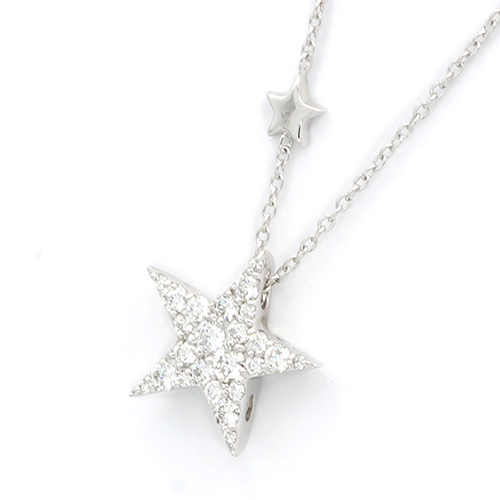 スターモチーフ ダイヤモンド ネックレス