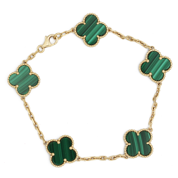 ヴィンテージ アルハンブラ ブレスレット5モチーフ