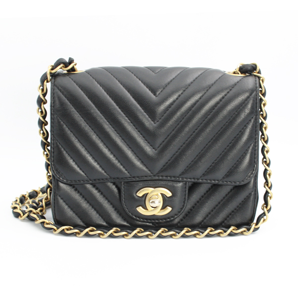 ミニマトラッセ シェブロン Vステッチ ショルダーバッグ