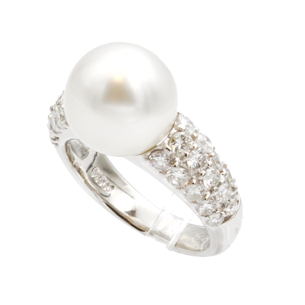 南洋真珠 ダイヤモンドリング #11.5